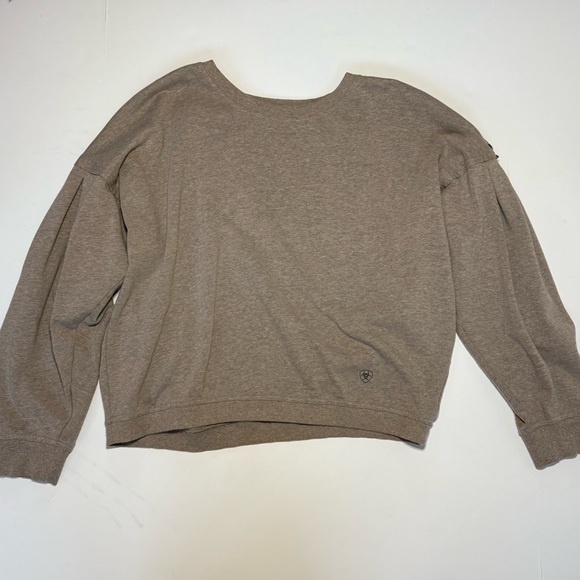 Ariat Women's Rainbow Vista Print Reversible Oversized Sweatshirt Southwestern M - Picture 8 of 13